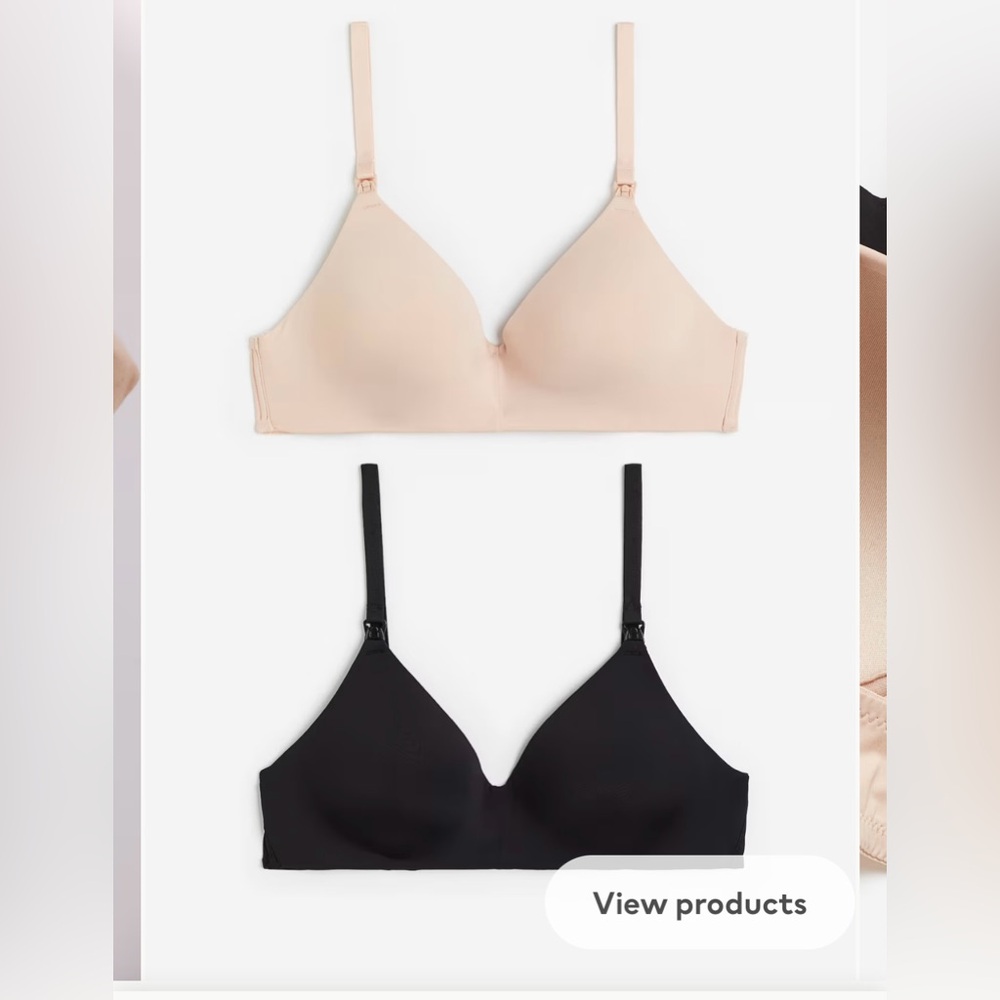 H&M MAMA 2-pack padded nursing bra